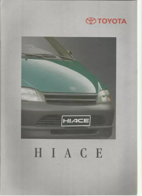 Catalogue Katalog Prospekt TOYOTA HIACE ANNEE 1995 24 pages