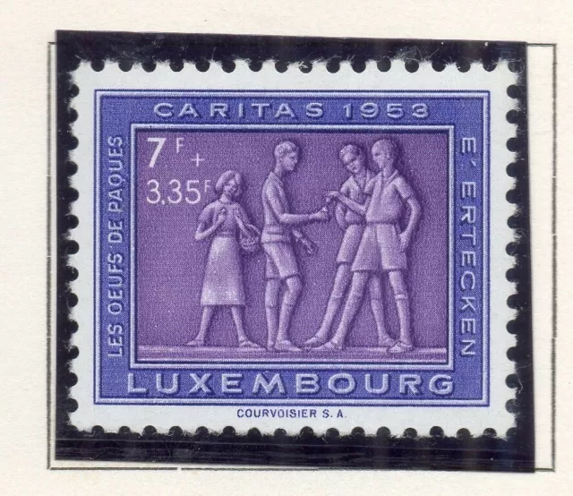 Luxembourg 1953 Early Issue Fine Mint Hinged 7F. NW-134352