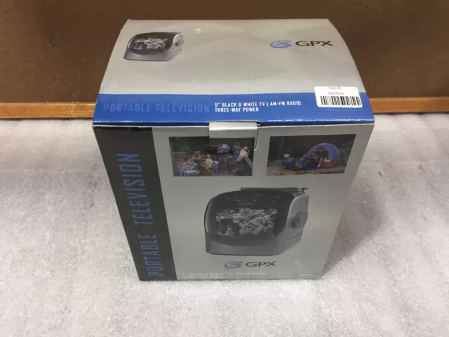 GPX GPX TVP 2CT - 5 CRT TV - Portable (B&W)