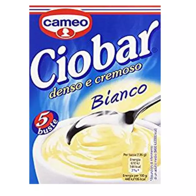 1 Paquete De 5 Sobres Ciobar Blanco Cameo Chocolate Blanco Caliente Bebidas