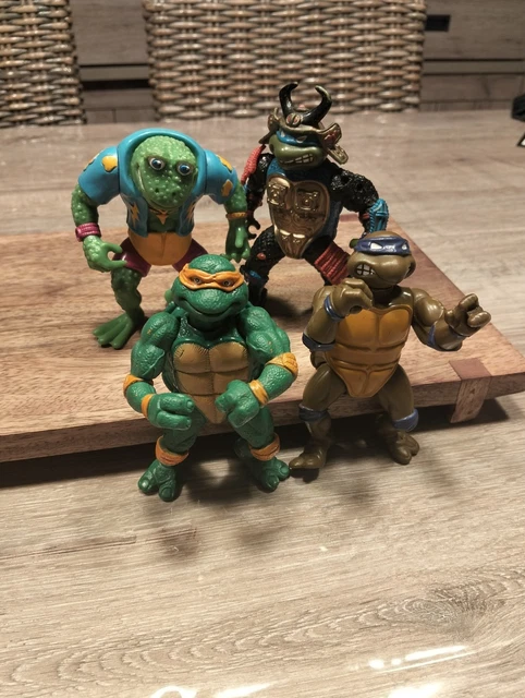 Lot De Figurines Tortues Ninja Géantes - Playmates / Nickelodeon - Occasion