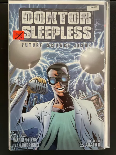 Doktor Sleepless #1 2007 High Grade 9.0 Avatar Press Comic Book D34-191