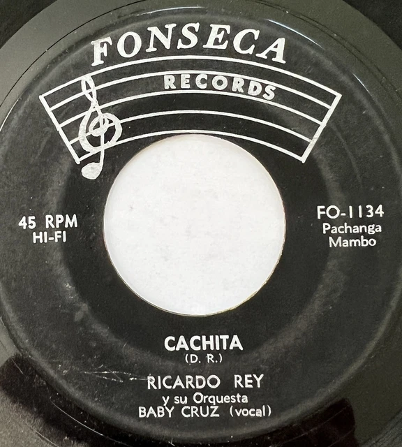 Latin 45 / Ricardo Rey “Cachita / La Cuchara” ~ Fonseca ~ Mambo Cha Cha HEAR Latin 45 / Ricardo Rey “Cachita / La Cuchara” ~ Fonseca ~ Mambo Cha Cha HEAR