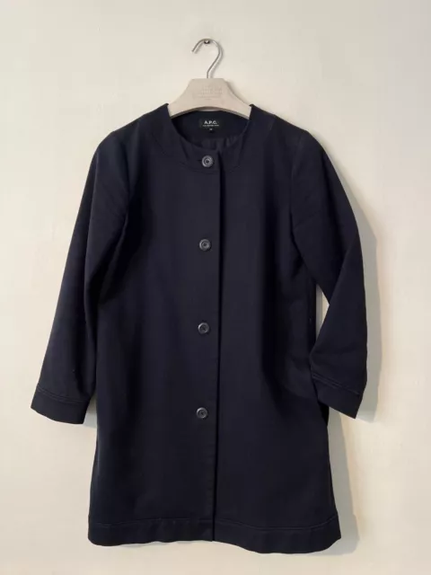 APC Jacket Coat 38 Blue Cotton Twill YMC Rue Madame 40"