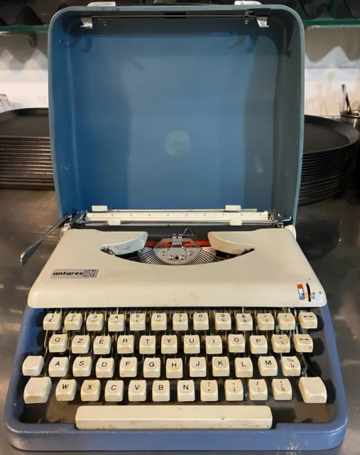 macchina da scrivere vintage antares compact typewriter