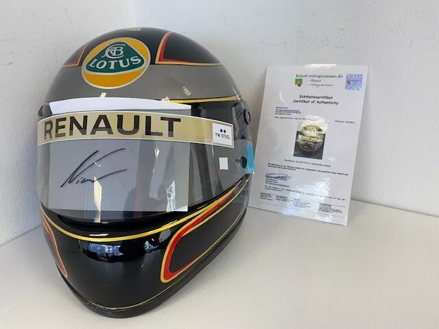 Nick Heidfeld Formel 1 Helm mit Original Unterschrift und Echtheitszertifikat