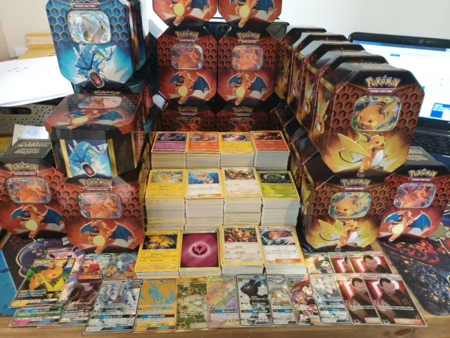 100 x Pokemon Cards Bundle! Joblot Including Rares & Holos - 100% Genuine Cards.