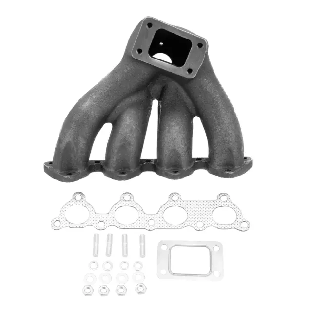 For Honda Civic D15 D16 Cast Iron T3 T4 88-2000 Turbo Exhaust Manifold Top Mount