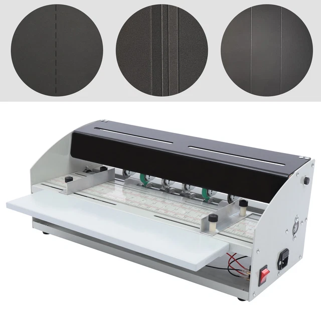 3-in-1 Electric Paper Creaser Creasing Machine Scorer Perforator Cutter for Card