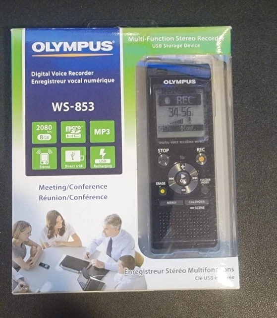 Enregistreur Vocal Numérique Olympus VN-541 PC - 4 Go, Micro Omnidirectionnel, Réduction Bruit