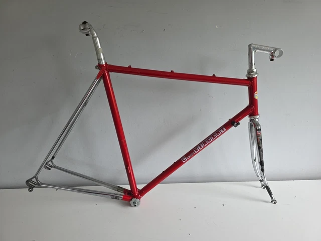 Cadre De Vélo De Course DACCORDI FIBRA TEAM COLUMBUS ALTEC - Taille 53,5 - Aluminium/Carbone - NOS