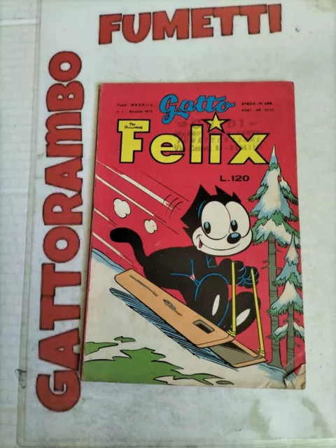 Gatto Felix N.1 - anno 1972 -  Ed.Bianconi Buono