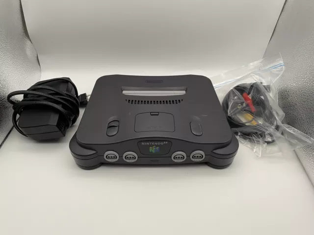 Nintendo 64 Spielkonsole Schwarz - N64