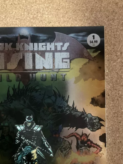 Dark Knights Rising The Wild Hunt #1 Foil Dark Nights Metal 2018 DC Comics NM/M 3