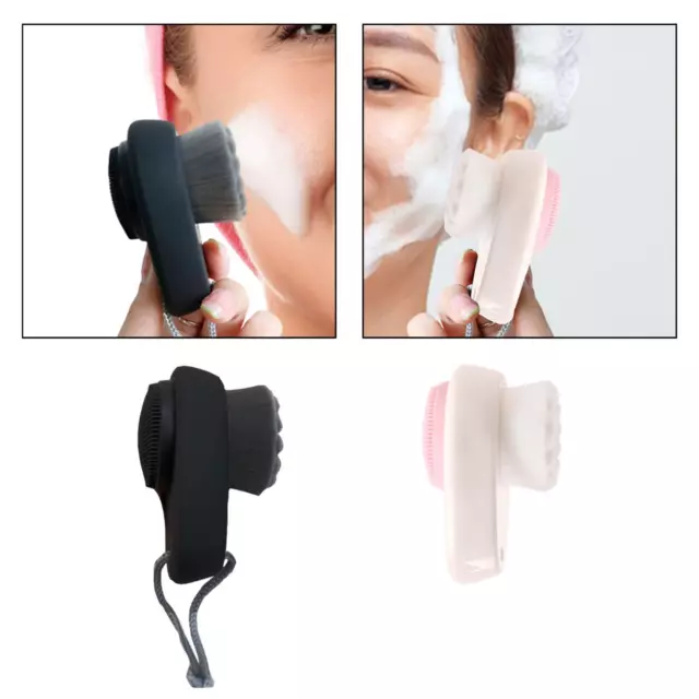 Brosse pour le visage 2 en 1, nettoyage en profondeur, outil de beauté,