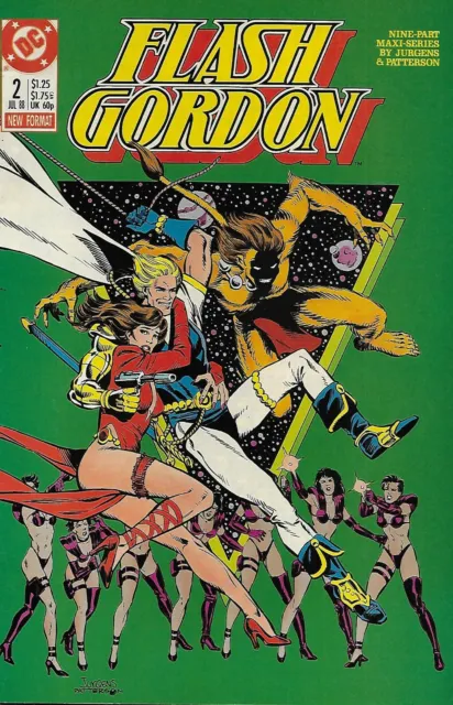 Flash Gordon Comic 2 Copper Age First Print 1988 Jurgens Patterson Workman DC