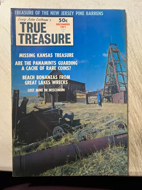 Long John Lathams True Treasure Magazine December 1971 Volume 5 # 12 Kansas Gold