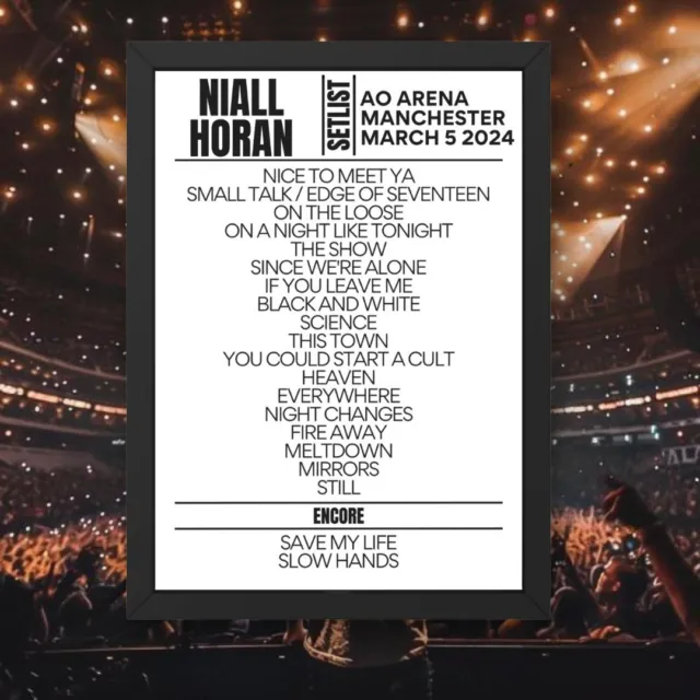 Niall Horan AO Arena Manchester March 5 2024 Setlist