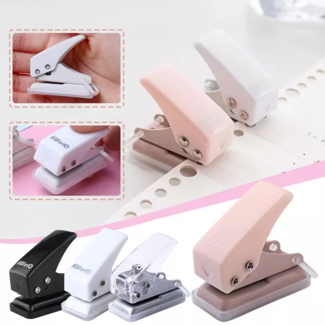 Circle Hole Punch, Paper Punch Single Hole Puncher Circle Cutting Tool 6MM  Hole Punch Portable Hand Held Long Hole Punch for Paper Crafts Scrapbooking