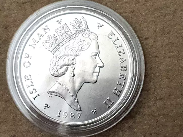 1 Unze Platin Noble - Isle of Man - 1 oz - 1987 2