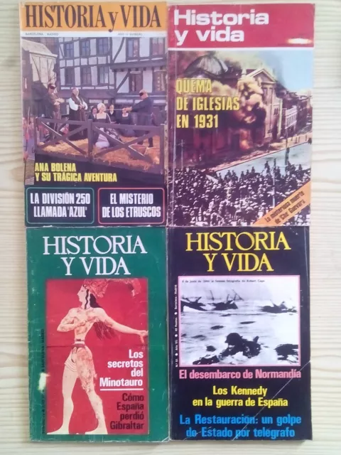 Revista Historia Y Vida - Elige La Que Prefieras - Numeros En El Interior