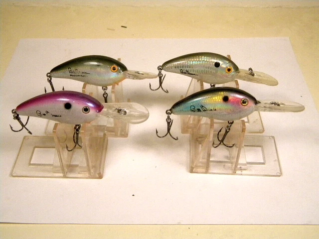 4 Bill Dance Fat Free Fingerling Holographic rattle crankbait lure