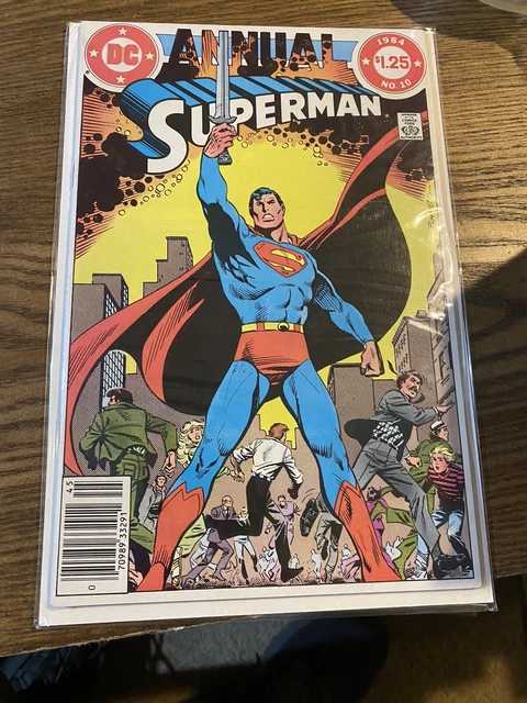 Superman vol.1 Annual #10 1984 Newsstand High Grade 9.0 DC Comic Book E36-178