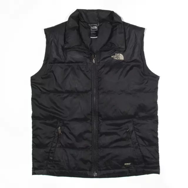 THE NORTH FACE 550 Down Insulated Gilet Black Puffer Mens M