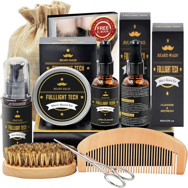 Kit barbe toilettage et soins coffret cadeau fête des pères pour homme lui...