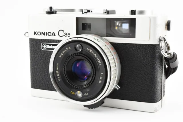 Konica C35 Flash Matic Rangefinder 35mm Film Camera Used Exc 5+ From Japan