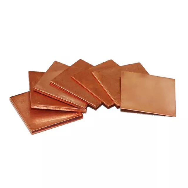 Copper Sheet 0.3/0.5/0.8/1.0/1.2/1.5/2mm Copper Sheet Plate Guillotine Cut Metal