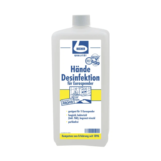 2x Dr. Becher Hände Desinfektion - 1 Liter - B00K5RCMG8