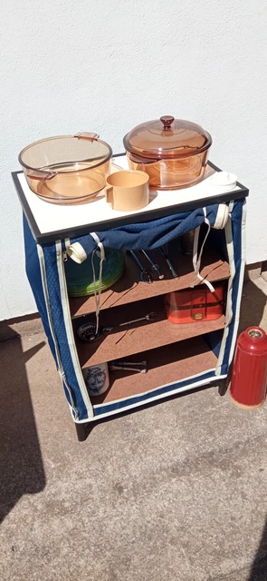 Ancien Four De Camp Pliable Coleman – Avec étagère – Pour Pièces