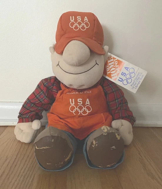 VINTAGE HOME DEPOT Homer D Poe 15” Plush Doll $40.00 - PicClick CA