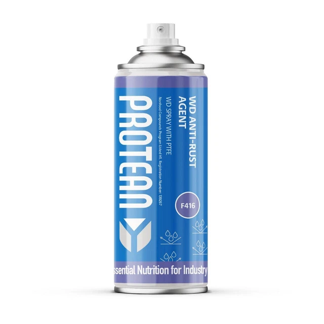 F416 WD Anti-Rust Agent With PTFE  Food Safe 400ml - Brand Protean
