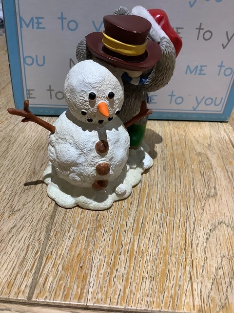 Me To You Figurine Ornament Figure Rare Retired Xmas Snowman Christmas Friend