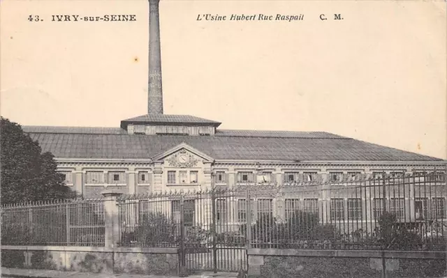 Cpa 94 Ivry Sur Seine L'usine Hubert Rue Raspail