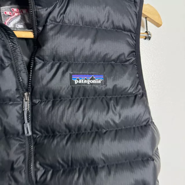Patagonia Nano Puff Jacket Vest Black Small (Logo) Down Puffer 2