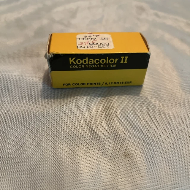 KODAK KODACOLOR II (2) Color Negative Film Cartridge Sealed Box Exp