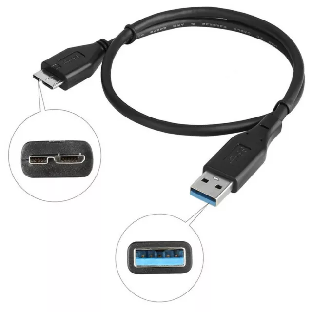Pour WD Elements Portable Dur Disque USB 3.0 Donn��es Cable Cordon Cable