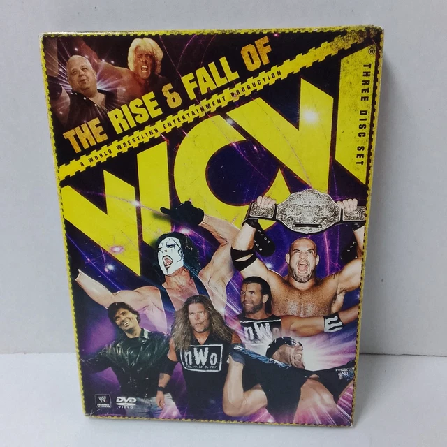 THE RISE AND Fall of WCW DVD SET WWE WWF Sting NWO Hulk Hogan