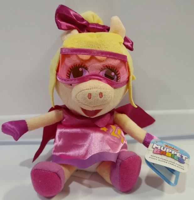Disney Junior Muppet Babies Fabulous Miss Piggy Plush 6" Stuffed Animal Toy Doll