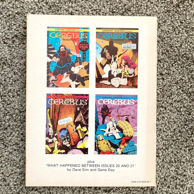 Swords of Cerebus Vol 3 TPB (8.0) (1984 Aardvark-Vanaheim) 2nd Printing Dave Sim 2