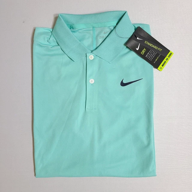 Nike Dri-Fit Victory Solid Polo Mens 2XL Tropical Twist Obsidian Green Golf