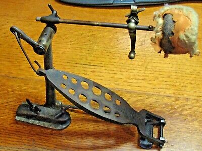 LUDWIG  CAST  IRON  DRUM  PEDAL EARLY 20th CENTURY  INTACT FUNCTIONS  NICELY