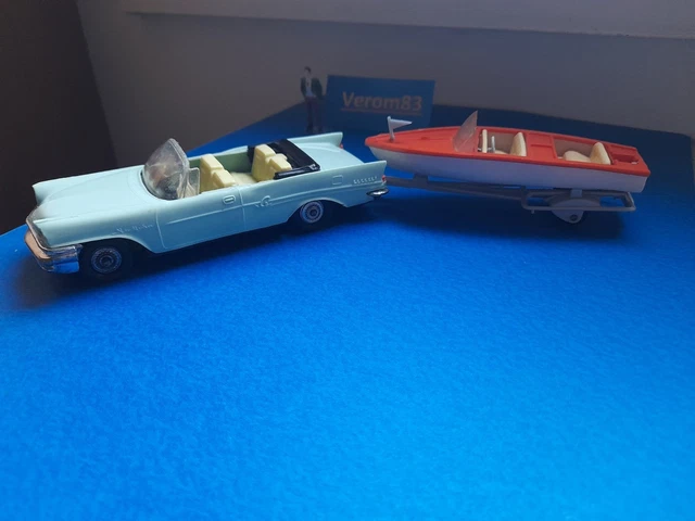 Norev ancien - Coffret Chrysler New Yorker et Dinghy - Rocca