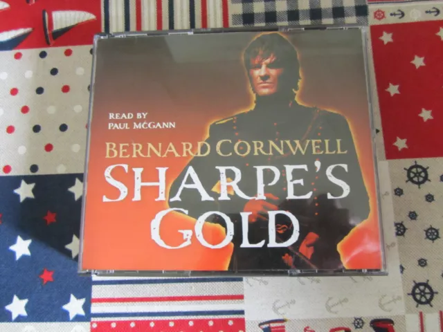 Bernard Cornwell Sharpes Gold Read By Paul Mcgann X3 2008 Harper Cd Audio Book