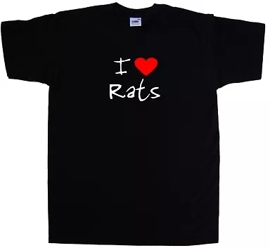 I Love Heart Rats T-Shirt