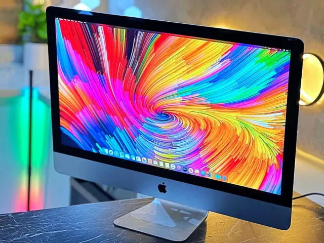Apple Slim 27 iMac Intel®Core™i5*1.12TB Fusion*32GB*GPU*macOS*WiFi*USB 3.0#iM1