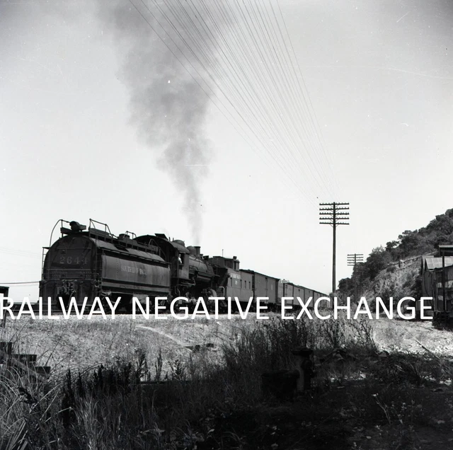 Southern Pacific SP 2-8-0 #2644 switching, Port Costa, 1 Original Negative